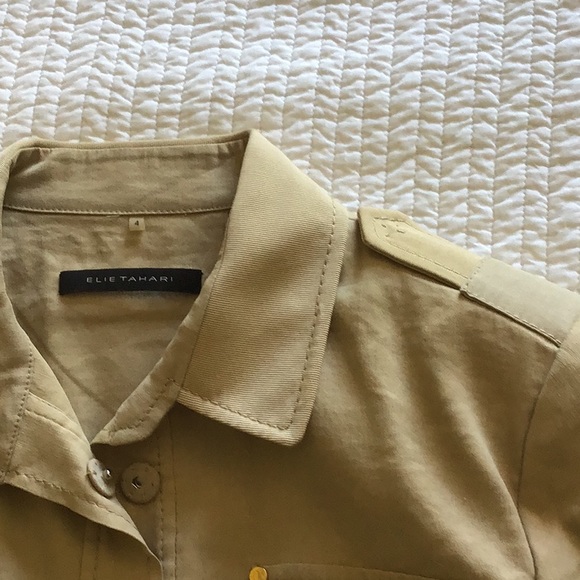 Elie Tahari Linen Blazer - Picture 6 of 6